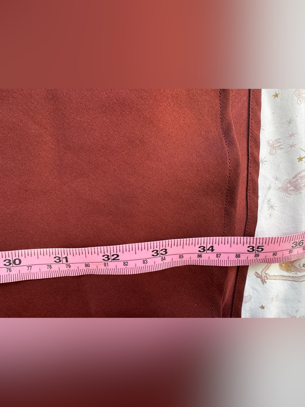ANINE BING Bar Silk Skirt Bordeaux Burgundy 100% Silk Midi Size M - Picture 14 of 14